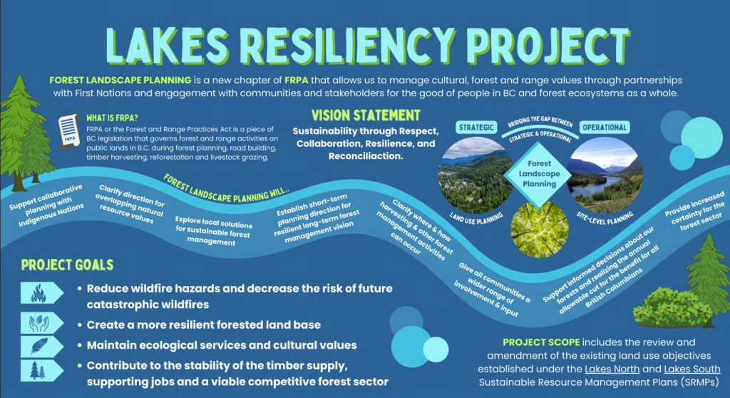 Infographic of the Lakes Resiliency Project