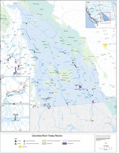 A map of the Columbia River Treaty Review